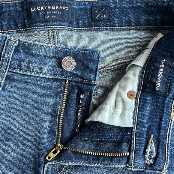 Lucky Brand The Bermuda Jean‎ Short Women’s Size 26 - Picture 1 of 12